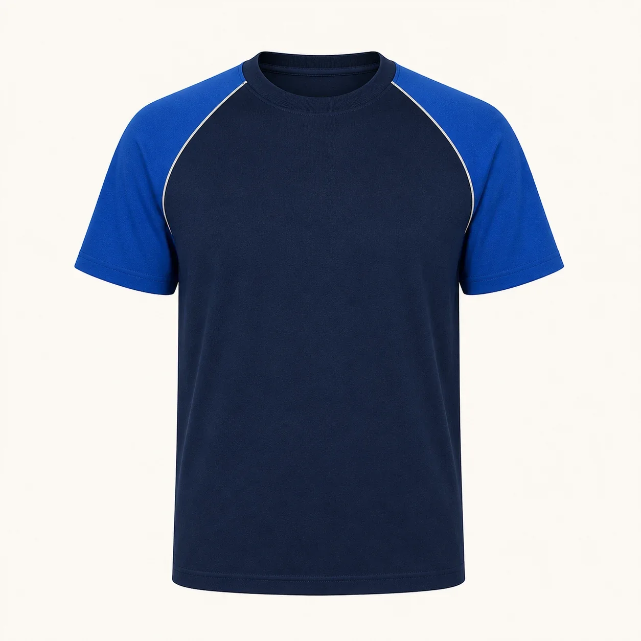 Lacivert Saks Raglan Kollu İş Tişörtü - lacivert / saks · RM-İK-TDY-320
