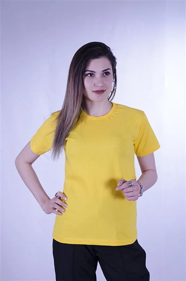 Sarı Kadın Tişört · RM-İK-TDY-382 (2/4)