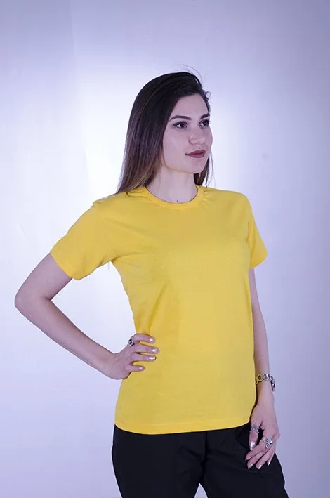 Sarı Kadın Tişört · RM-İK-TDY-382 (4/4)
