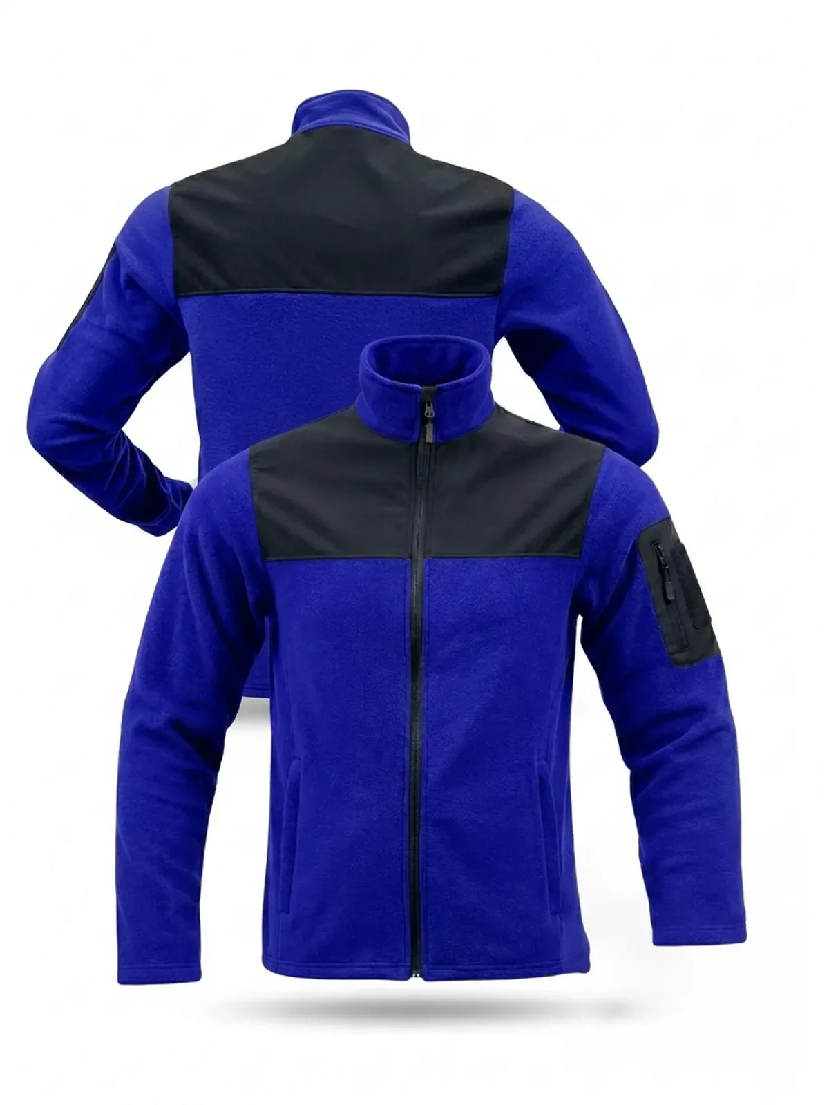 Softshell Robalı Polar Mont - Siyah Saks Mavi · RM-İK-MC-17
