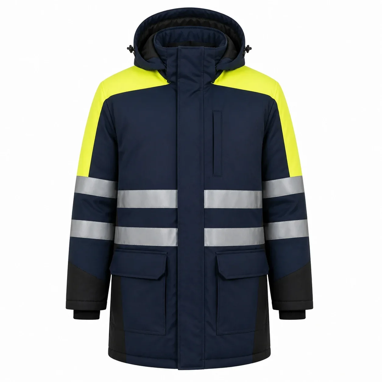 Lacivert Fosfor Çift Reflektörlü İş Kabanı - Lacivert · RM-İK-MC-31