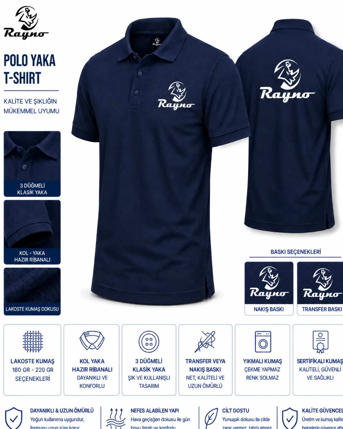 Polo Yaka Tshirt - RM-İK-TPY-329
