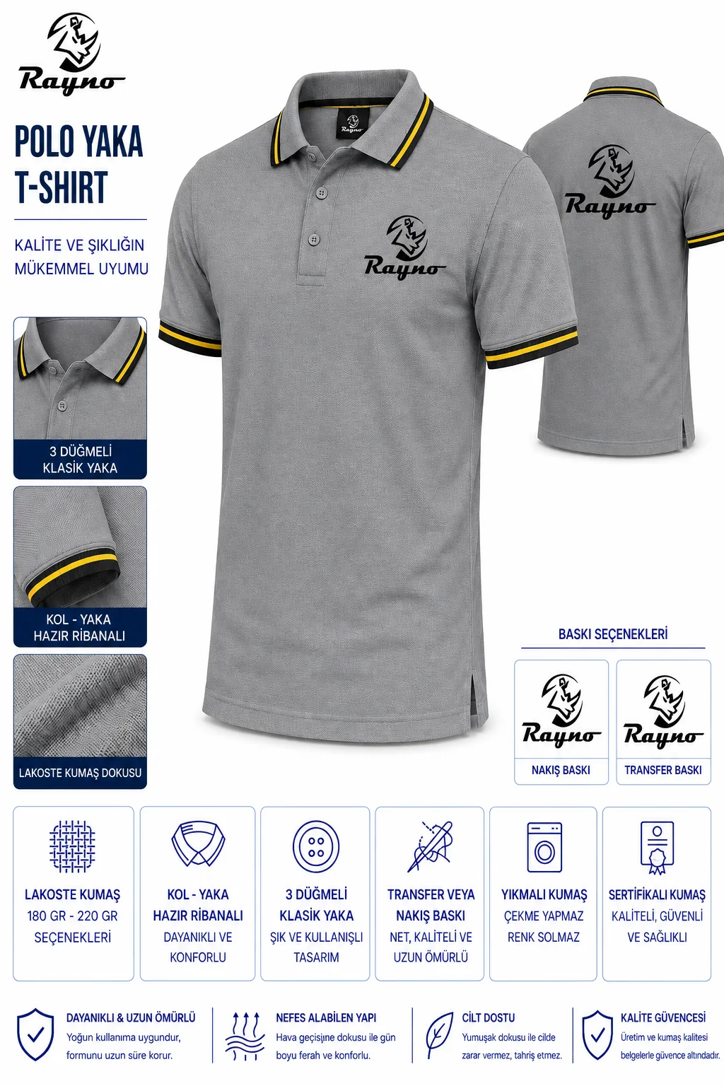 Polo Yaka Tshirt - RM-İK-TPY-332