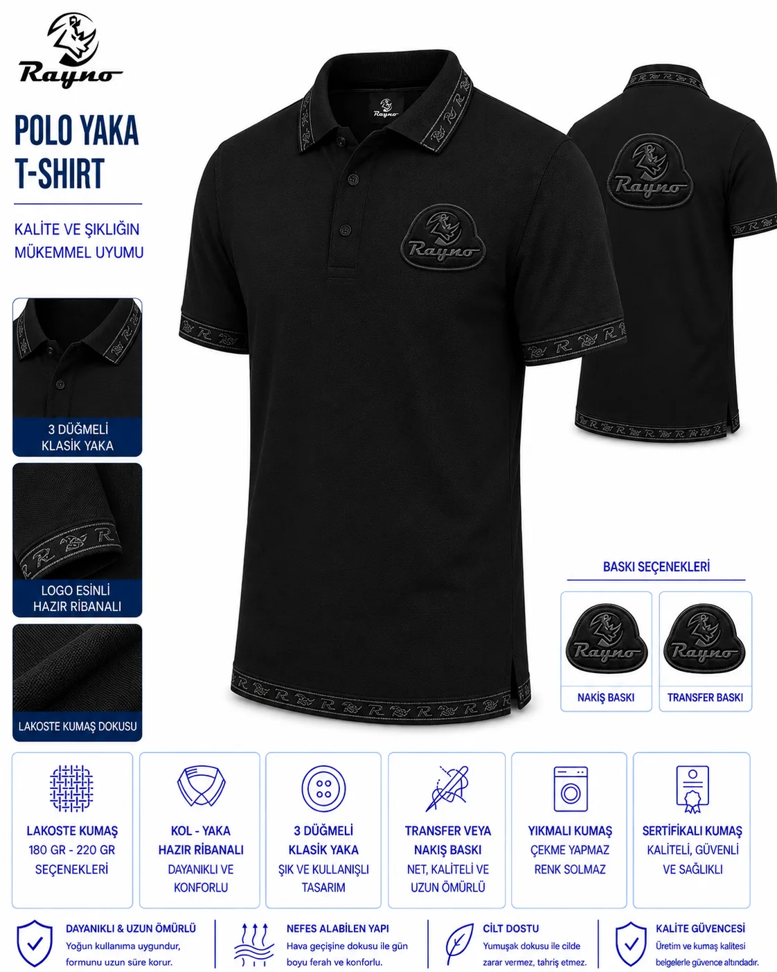 Polo Yaka Tshirt - RM-İK-TPY-334