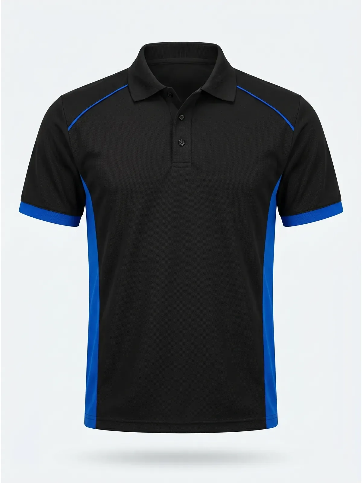 Jakar Model Polo Yaka Tişört - Siyah Mavi · RM-İK-TPY-357