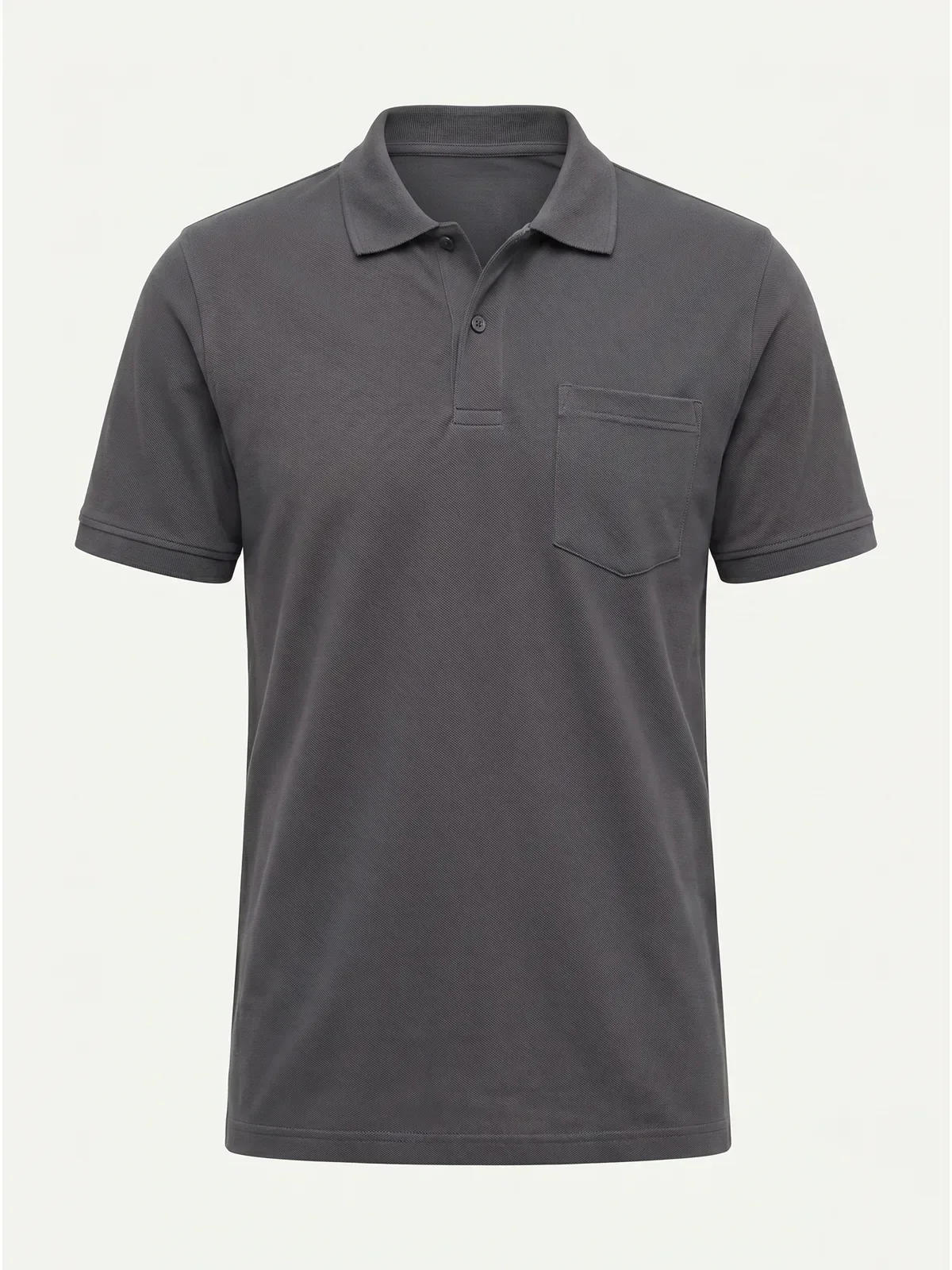 Cepli Polo Yaka Tişört - Antrasit · RM-İK-TPY-364