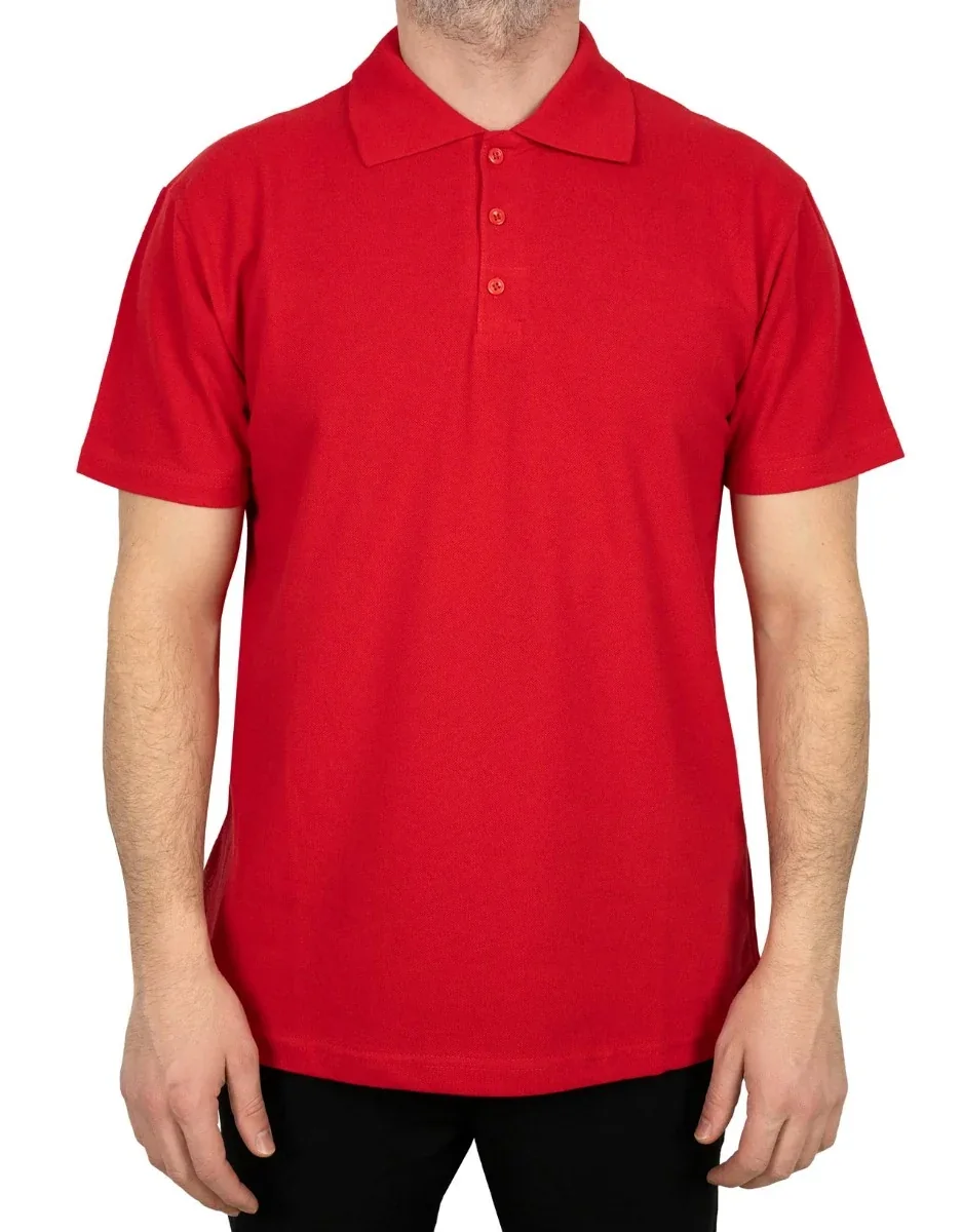Polo Yaka Tişört - Kırmızı · RM-İK-TPY-398