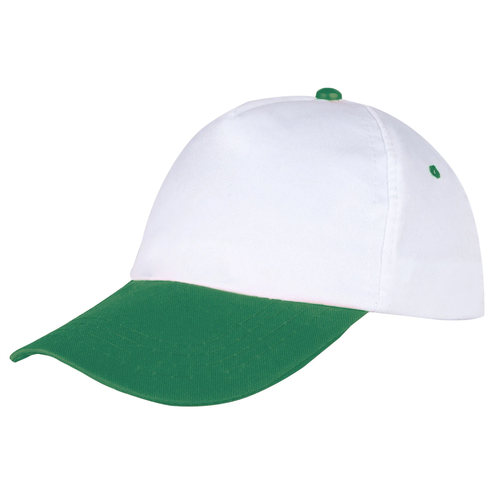 Polyester Şapka - Beyaz / Yeşil · RM-İK-SB-50