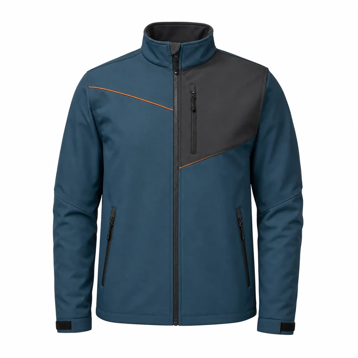 Petrol Antrasit Asimetrik Softshell Mont - antrasit / petrol · RM-İK-SS-4