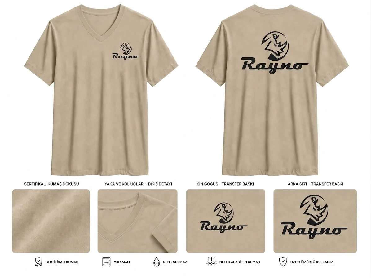 V Yaka Tshirt - RM-İK-TVY-305