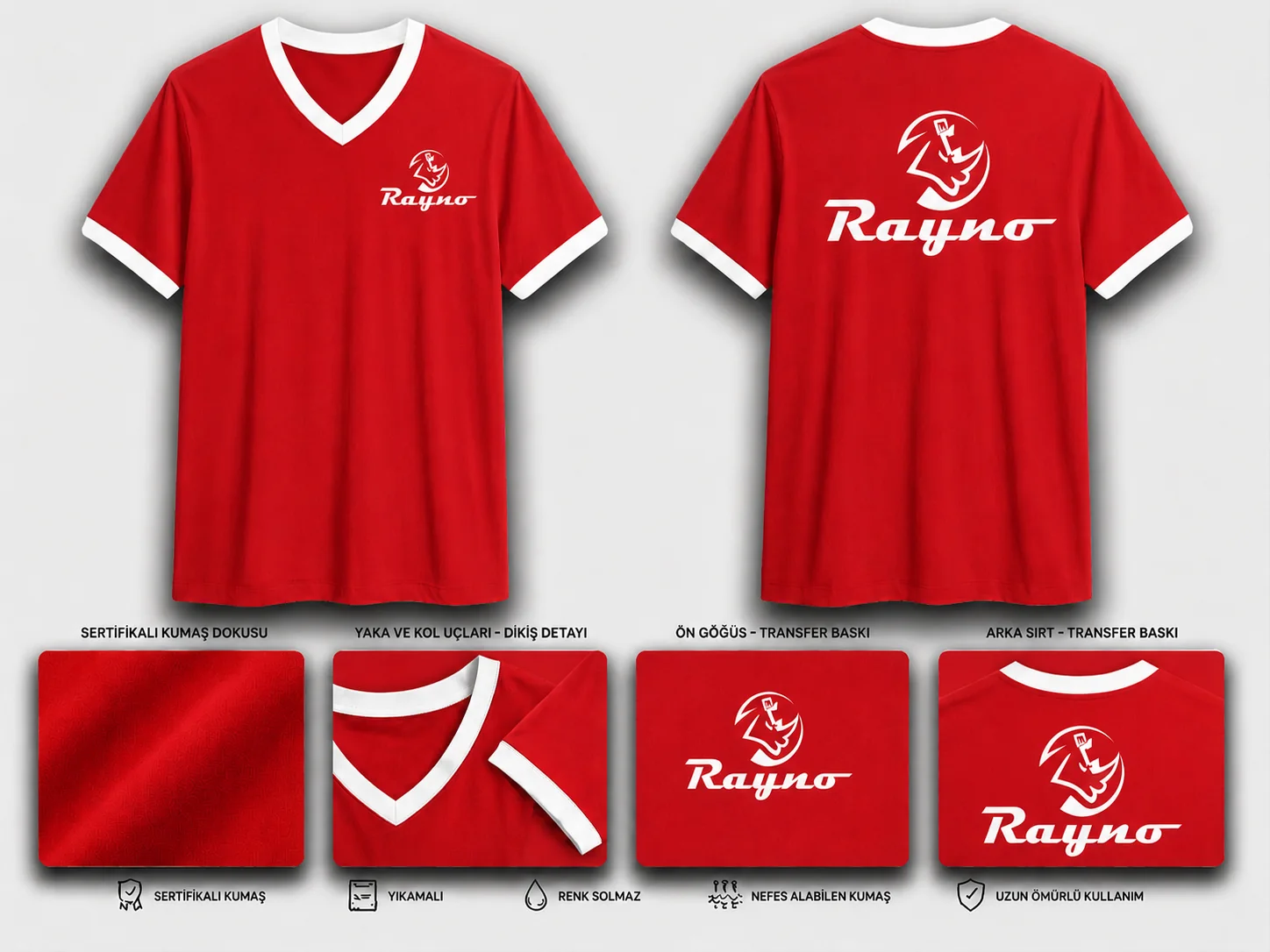 V Yaka Tshirt - RM-İK-TVY-314