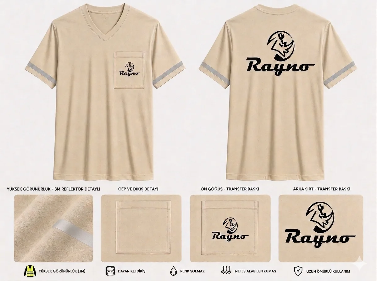 V Yaka Tshirt - RM-İK-TVY-317