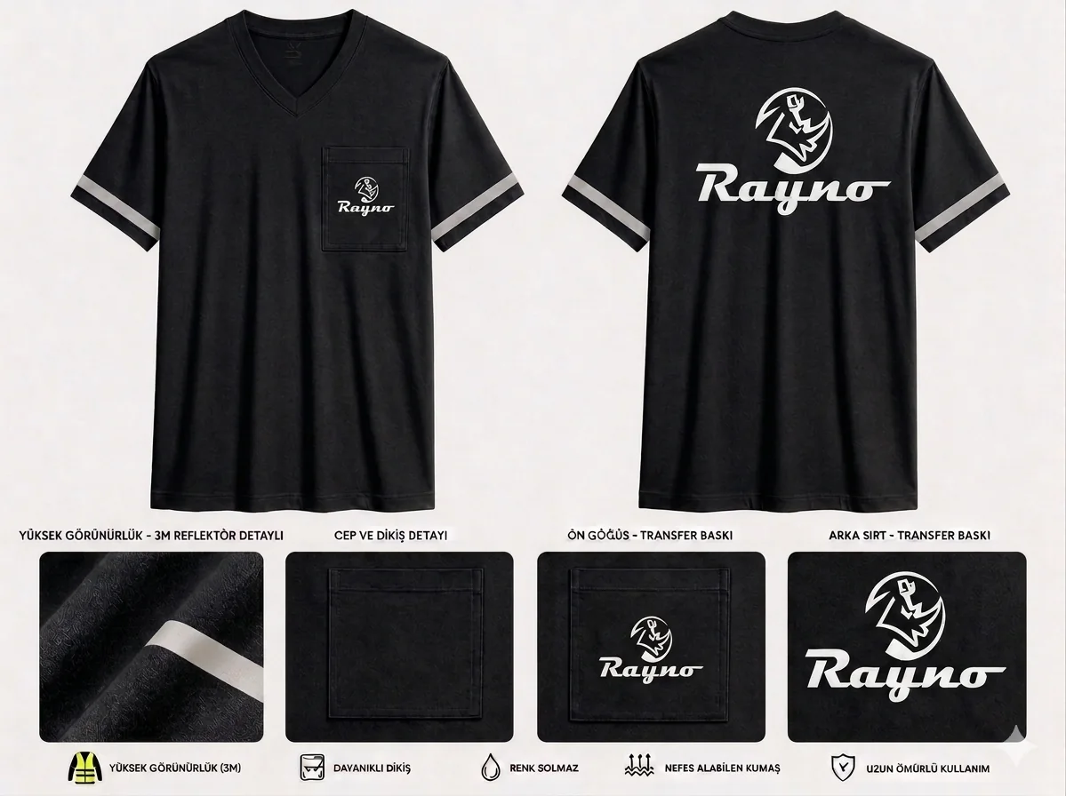 V Yaka Tshirt - RM-İK-TVY-318