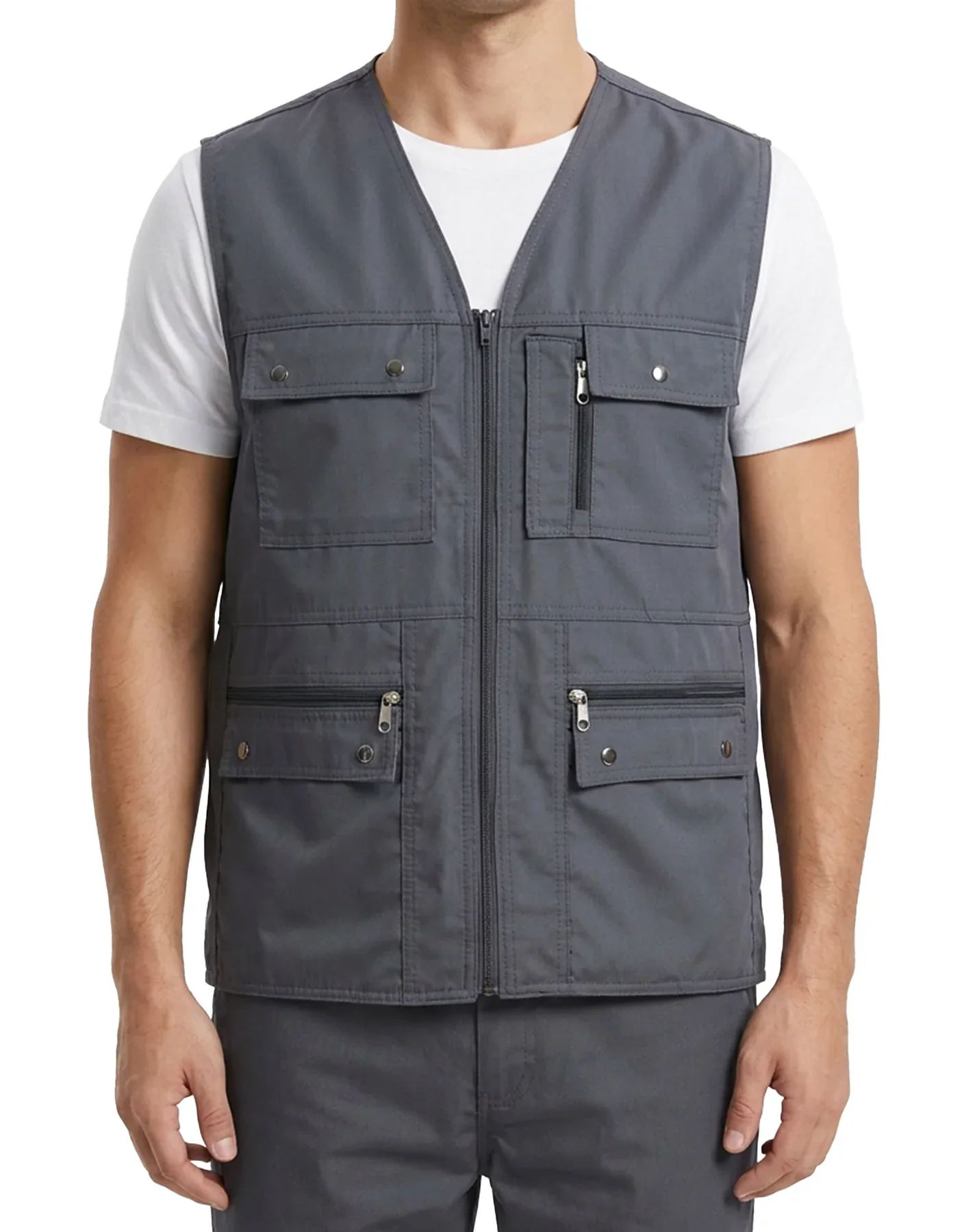 Bondit Kumaş Yelek - Gri · RM-İK-YL-60