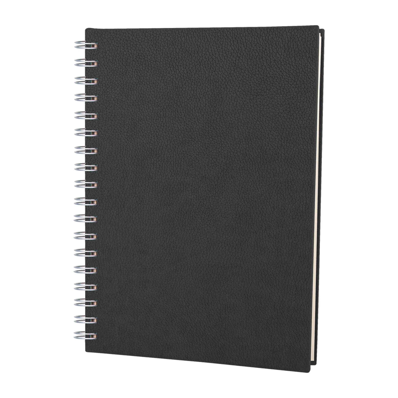 Kareli Spiralli Tarihsiz Defter 17x24 cm - Siyah · RM-M-D-162