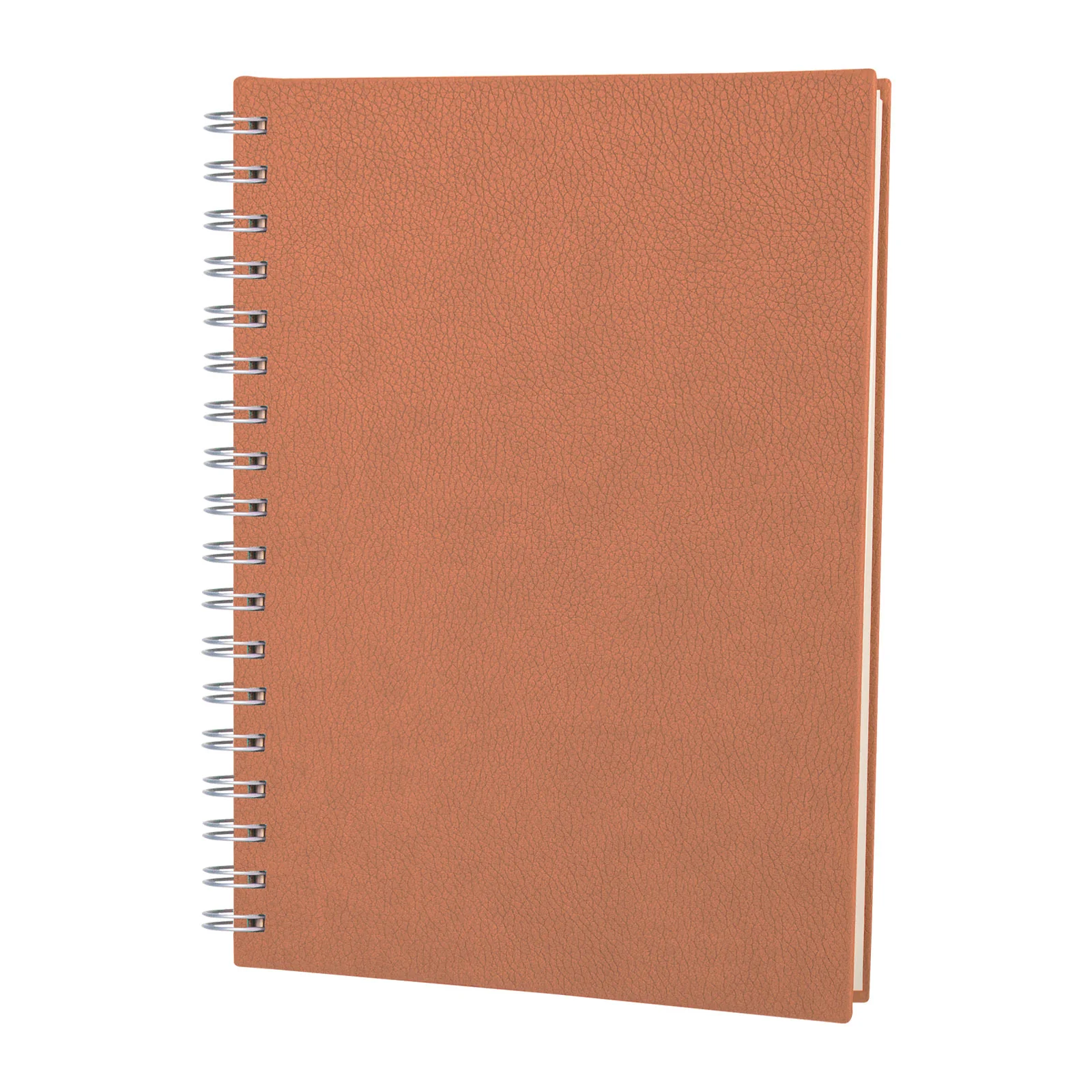 Kareli Spiralli Tarihsiz Defter 17x24 cm - Taba · RM-M-D-167