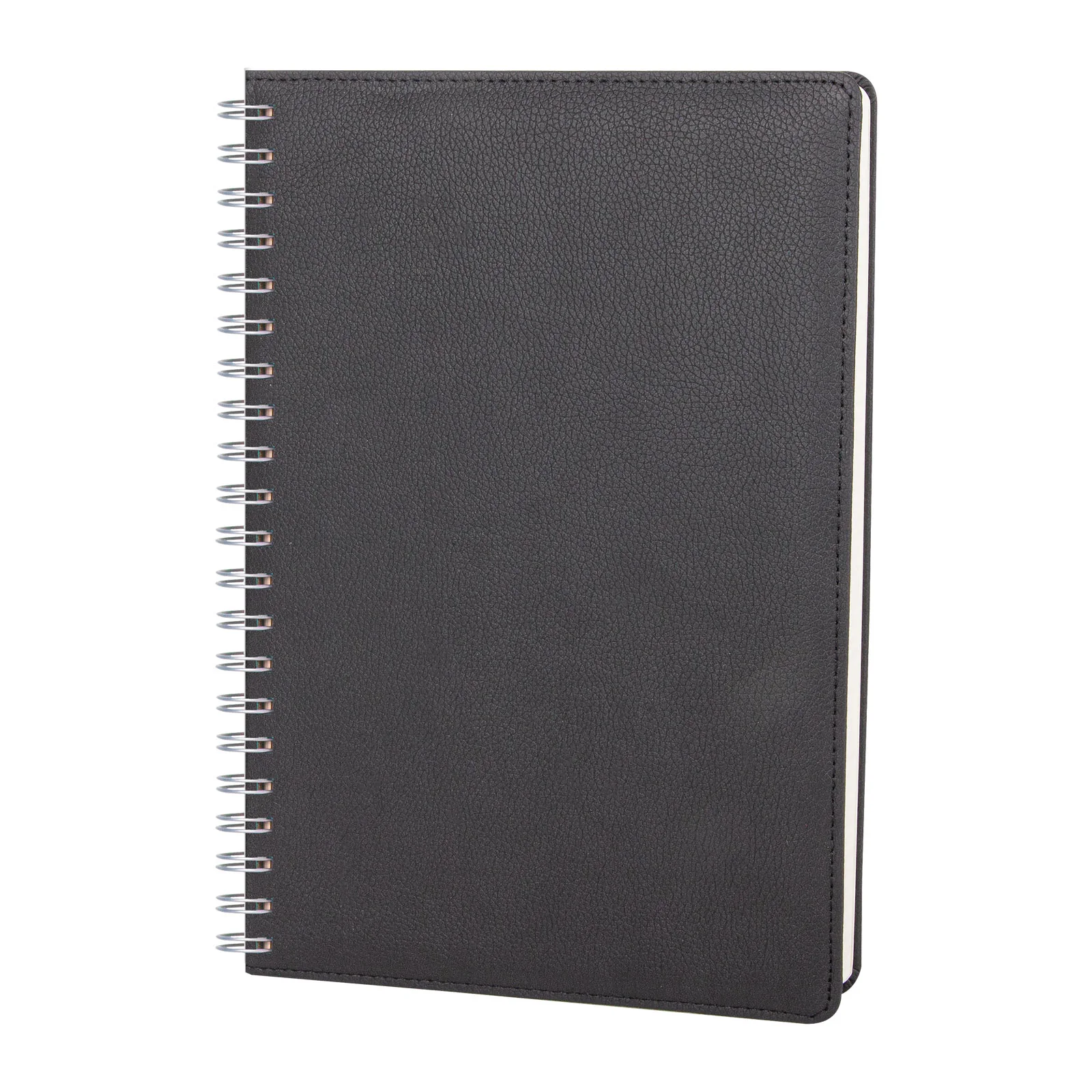 Kareli Tarihsiz Spiralli Defter 20×28 cm - Siyah · RM-M-D-192