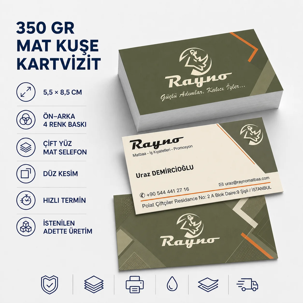 Kartvizit - RM - MK - 3503