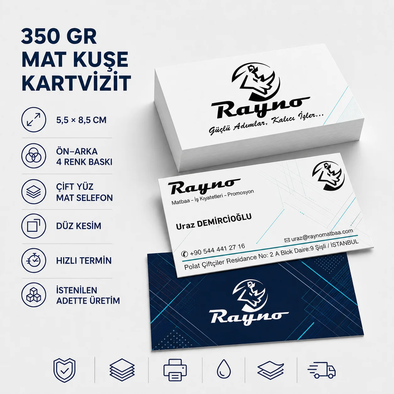 Kartvizit - RM - MK - 3505
