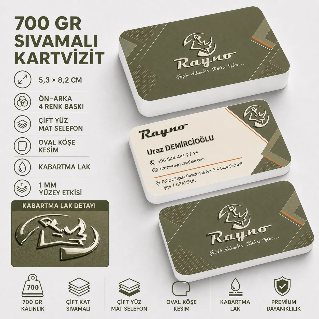 Kartvizit - RM - MK - 7002