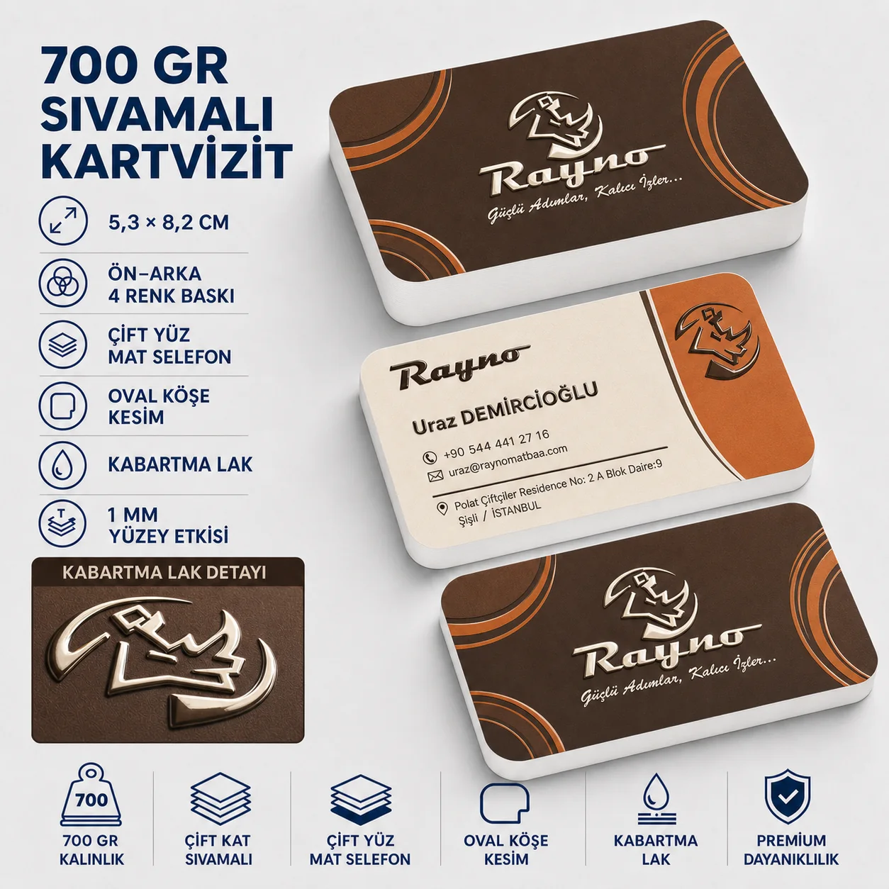 Kartvizit - RM - MK - 7003