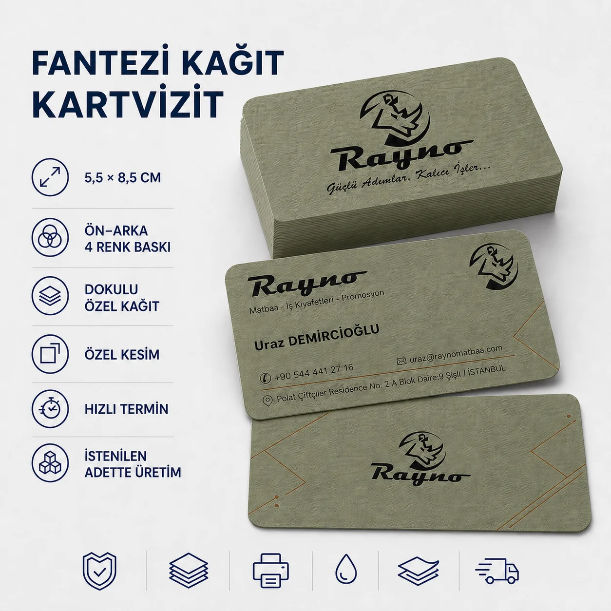 Kartvizit - Fantzazi Kağıt Kartvizit 2