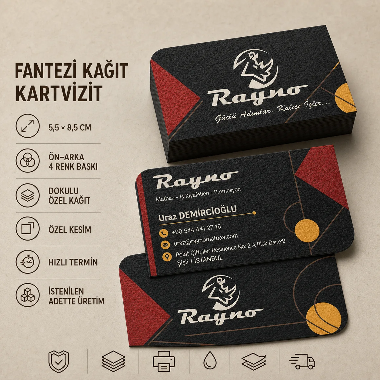 Kartvizit - Fantzazi Kağıt Kartvizit 3