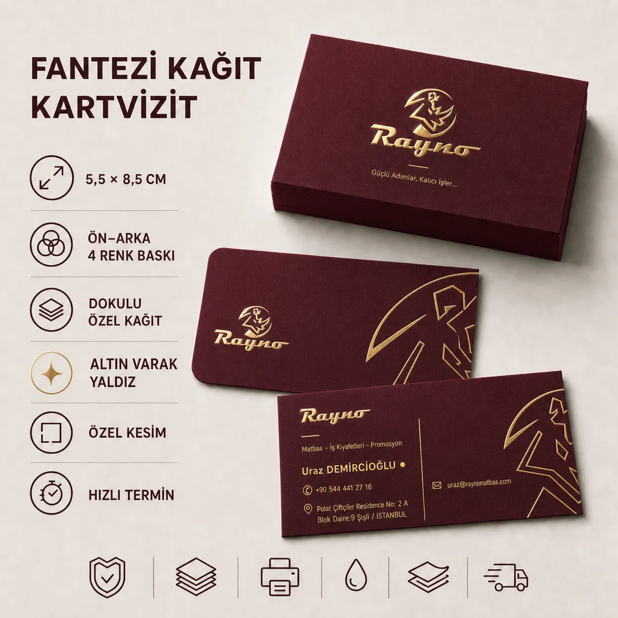 Kartvizit - Fantzazi Kağıt Kartvizit 7