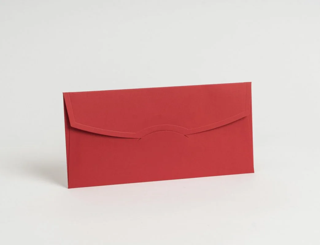 Davetiye zarfı 11x22 cm - Kırmızı · RM-M-ZF-144