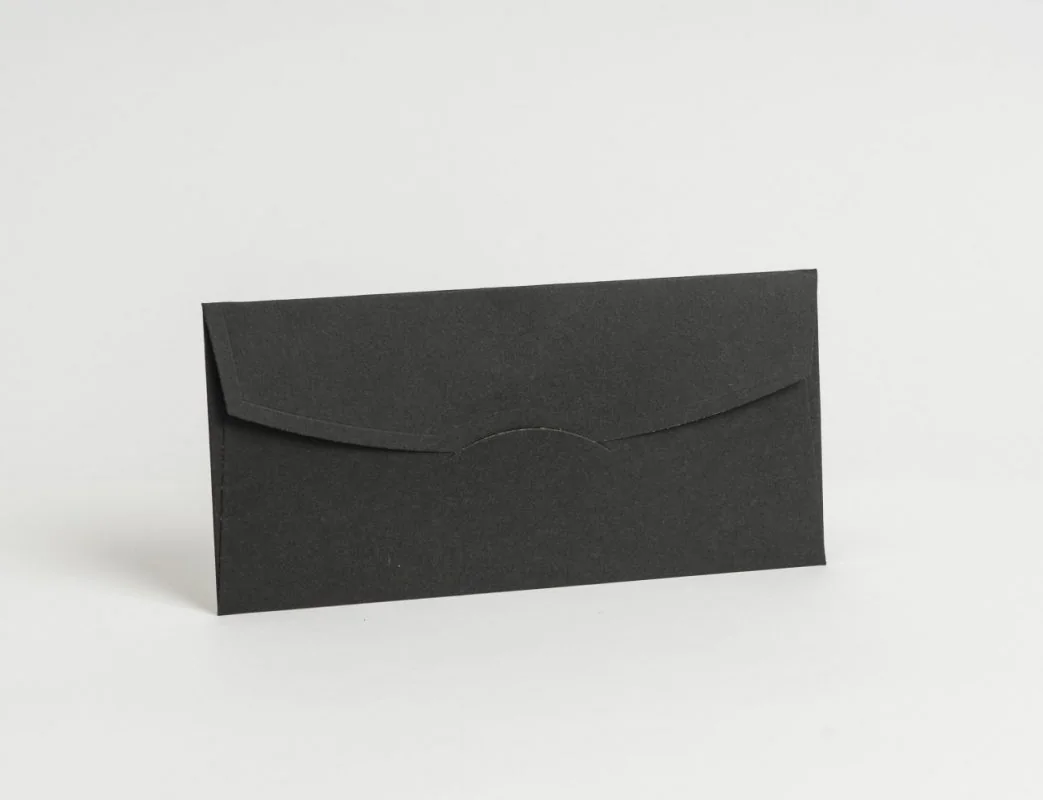 Davetiye zarfı 11x22 cm - Siyah · RM-M-ZF-188