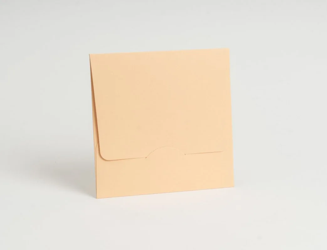 Davetiye zarfı 16x16 cm - Somon · RM-M-ZF-236