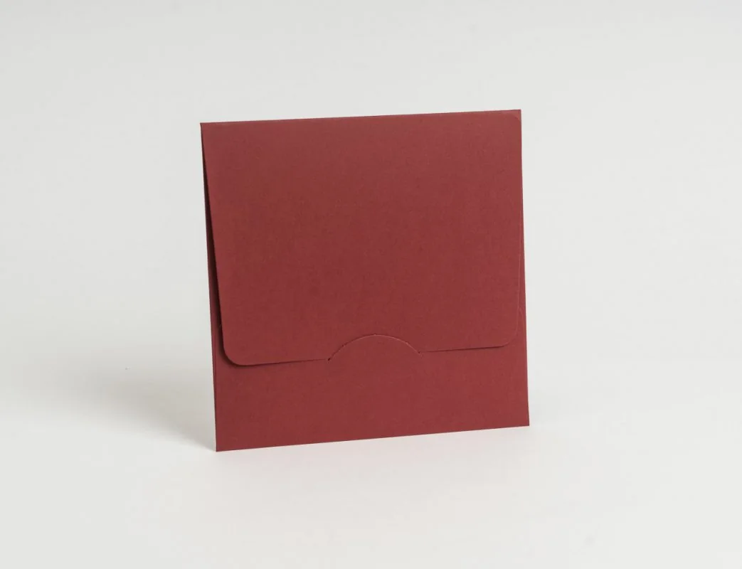 Davetiye zarfı 16x16 cm - Bordo · RM-M-ZF-239