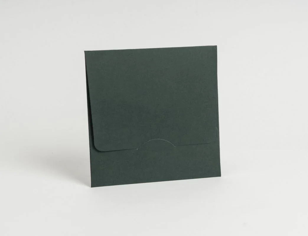 Davetiye zarfı 16x16 cm - Koyu Yeşil · RM-M-ZF-317