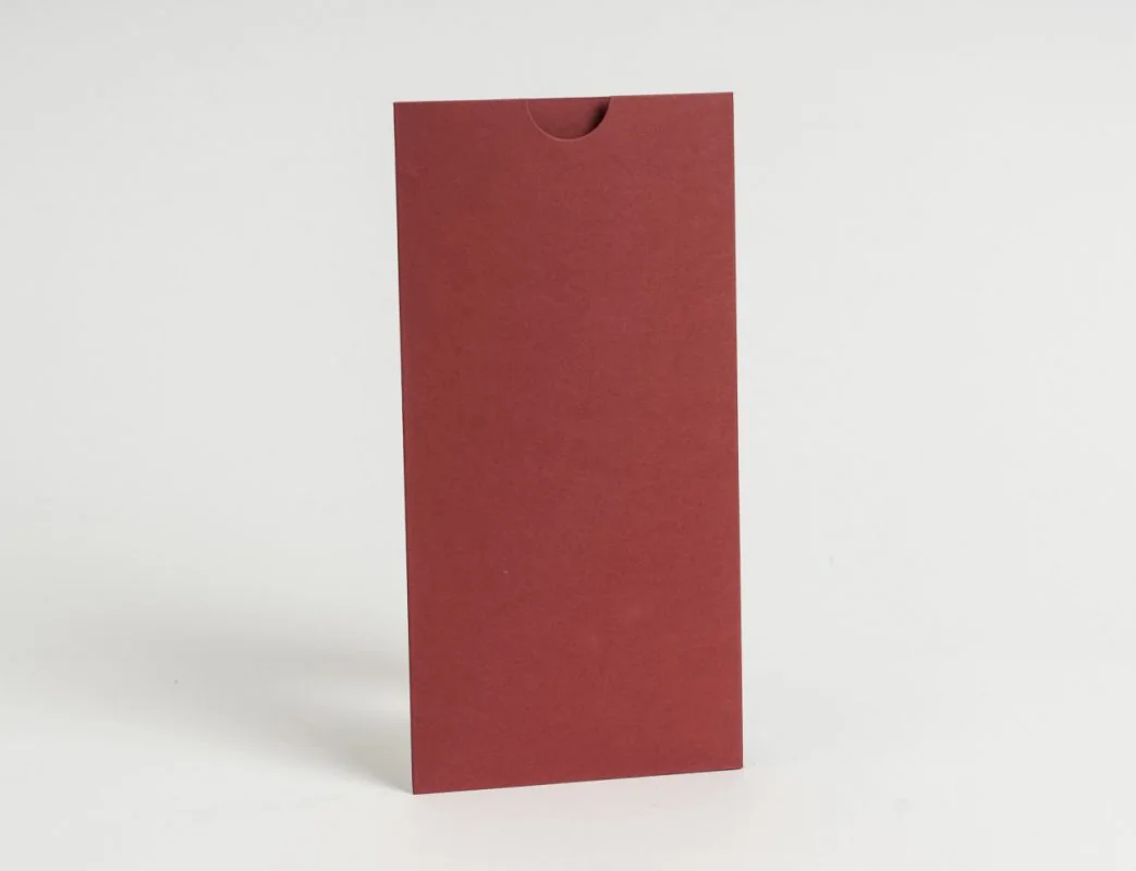 Davetiye zarfı 11x22 cm - Bordo · RM-M-ZF-422