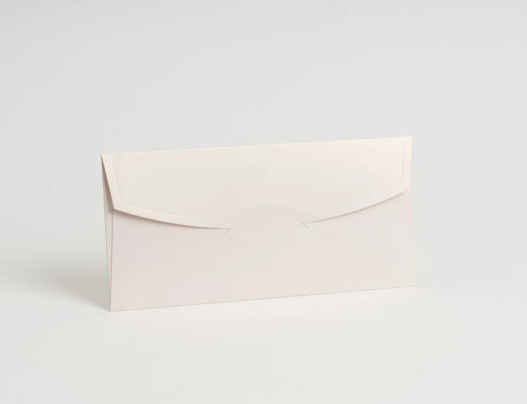 Davetiye zarfı 11x22 cm - Metalik Açık Pembe · RM-M-ZF-96