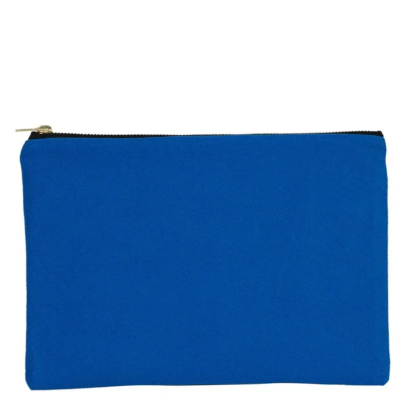 Prime Clutch-metal Fermuar Çanta (25x18) Saks Mavi · RM-P-CN-75