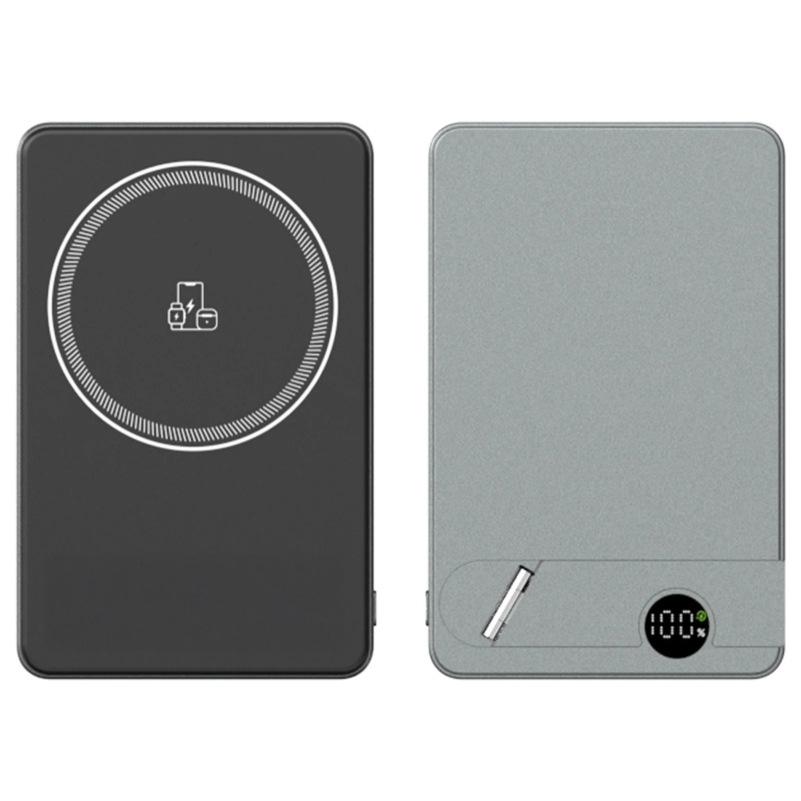 10.000 mAh MagSafe Ve Wireless Standlı Powerbank - Siyah · RM-P-PB-235