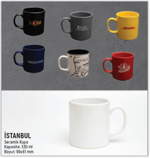 Seramik Kupa - İSTANBUL