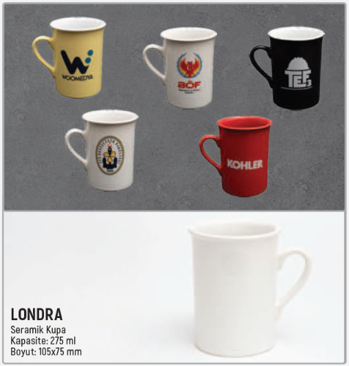 Seramik Kupa - LONDRA